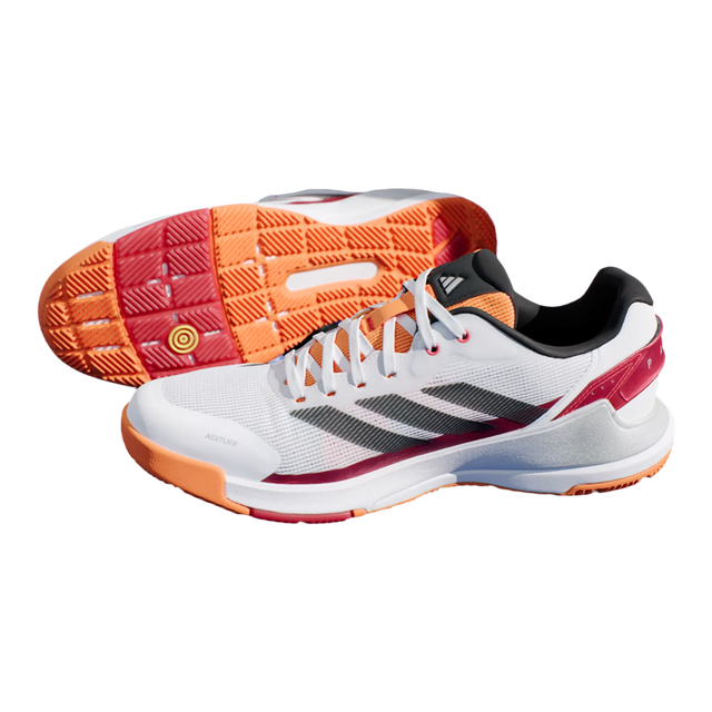 Padel Shoes Adidas Crazyquick LS White/Orange 2026
