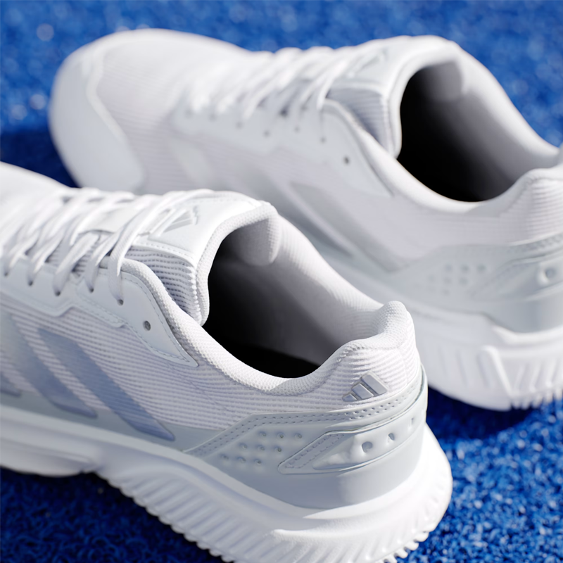 Chaussures de padel Adidas Courtrapide Blanc/Argent Femme 2026