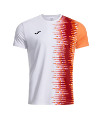 T-shirt Joma Smash Blanc Orange 2026