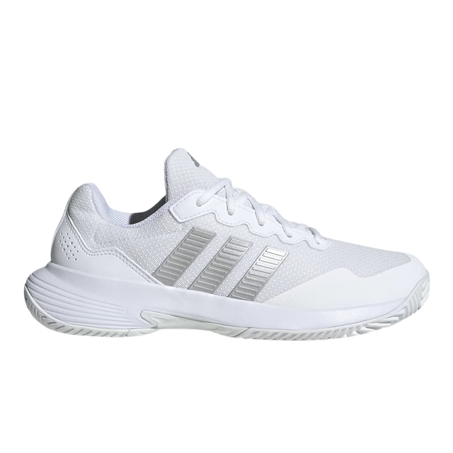 Sapatilhas Adidas Quadra de Jogo 2 Mulher Branco/Prata 2025