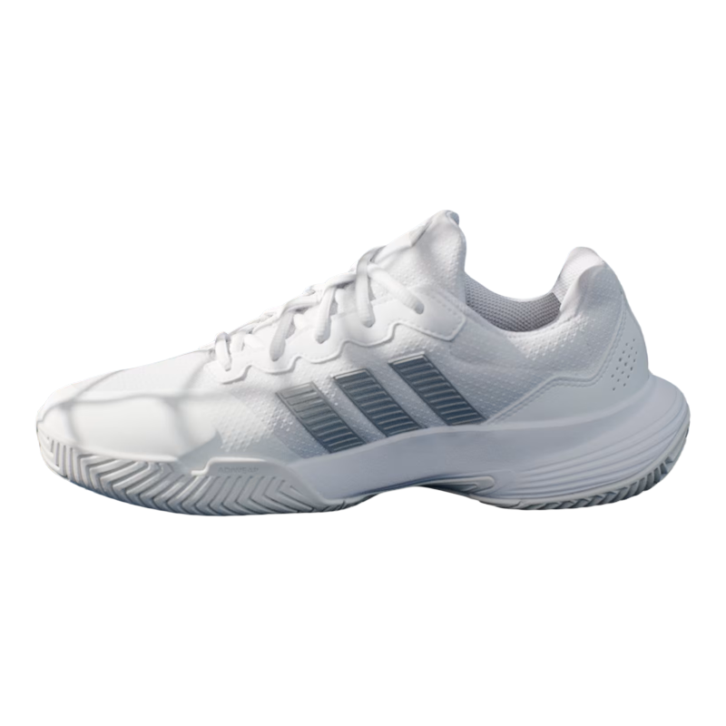 Sapatilhas Adidas Quadra de Jogo 2 Mulher Branco/Prata 2025