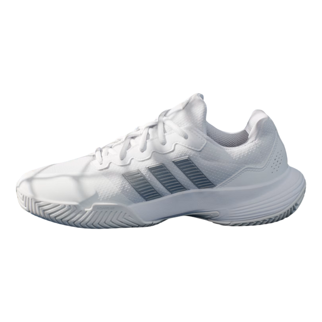 Sapatilhas Adidas Quadra de Jogo 2 Mulher Branco/Prata 2025