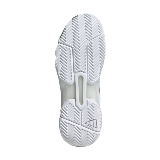 Zapatillas Adidas CourtJam Control 3 Mujer Blanco/Dorado 2026