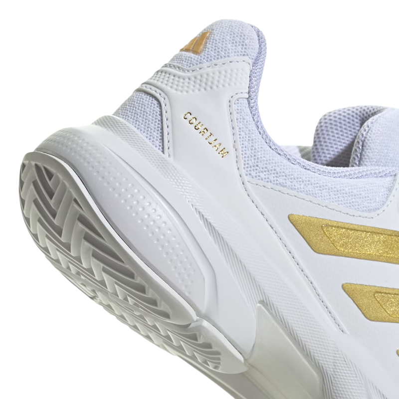 Adidas Padel Shoes Courtjam Control 3 Women White/Golden 2026
