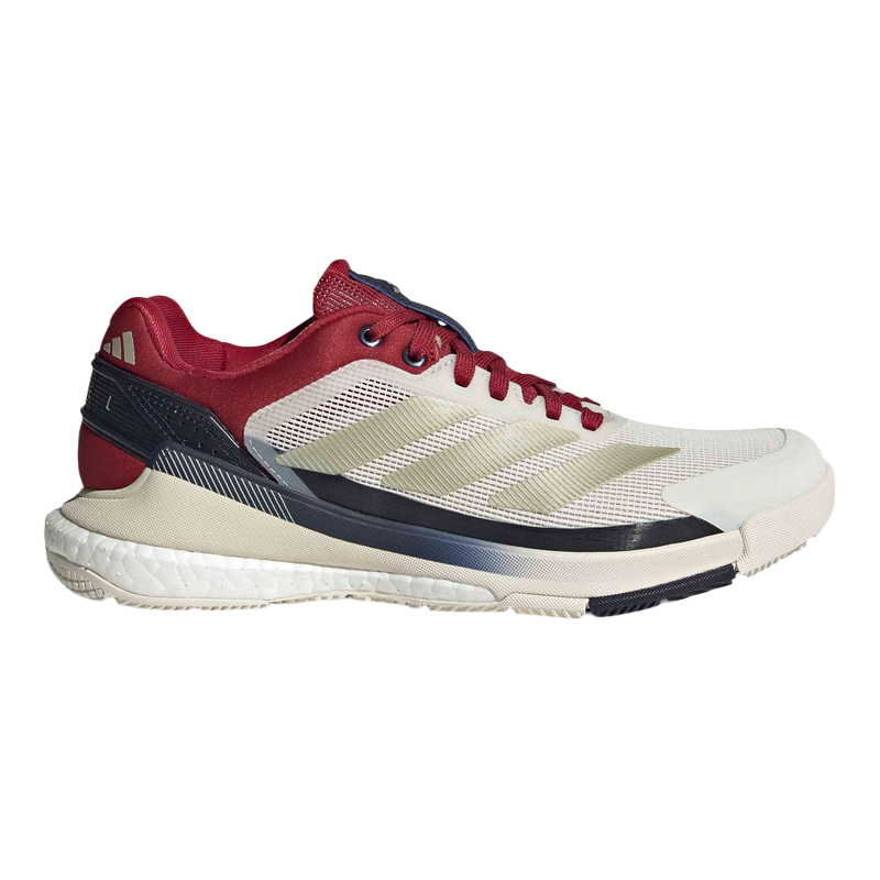 Zapatilla Adidas Crazyquick Boost Padel Mujer Blanco/Rojo 2026