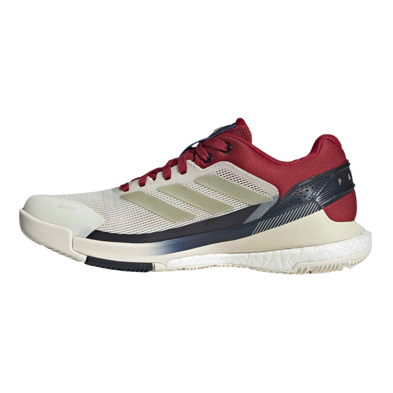 Zapatilla Adidas Crazyquick Boost Padel Mujer Blanco/Rojo 2026
