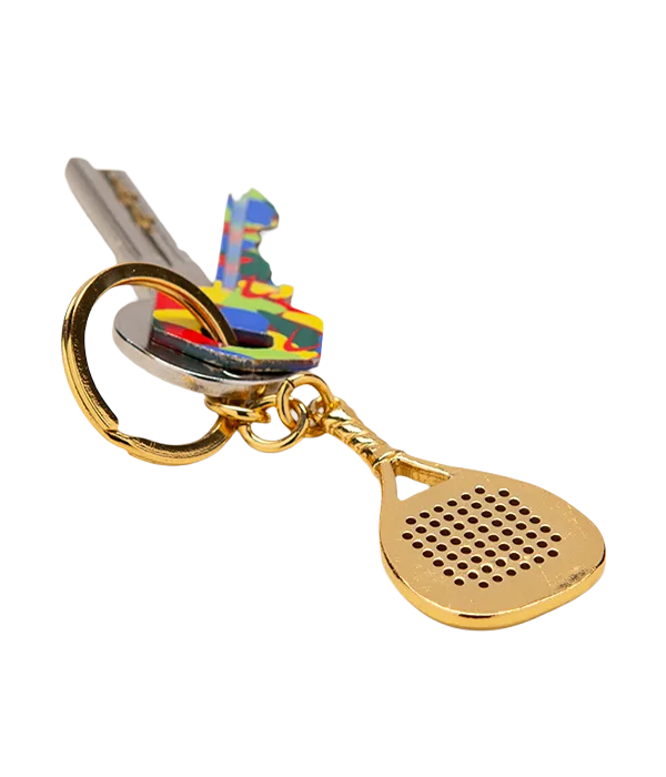 Chaveiro VdP Raquete de padel em ouro