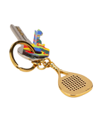 Chaveiro VdP Raquete de padel em ouro