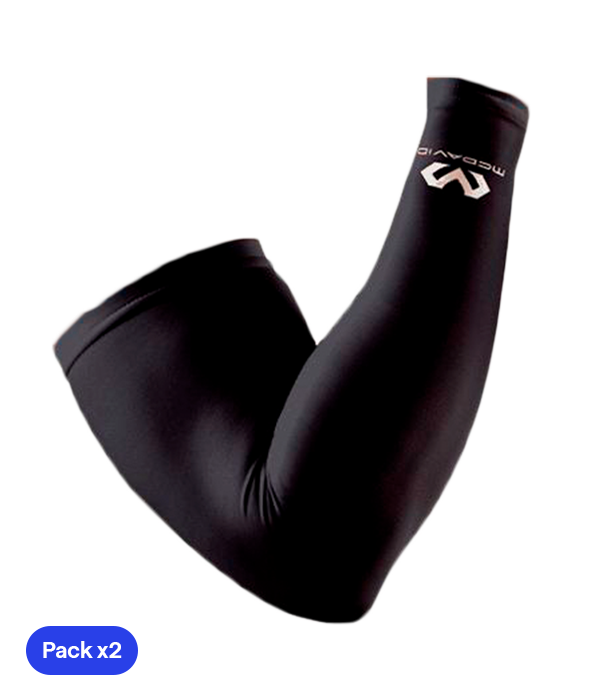 McDavid Black Compression Sleeves (x2)