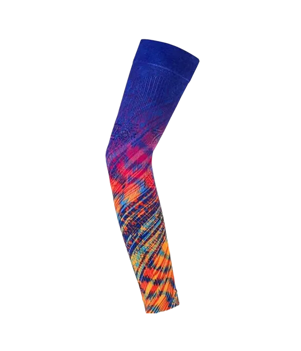 Manchon de compression Floky rivière Orange/Bleu