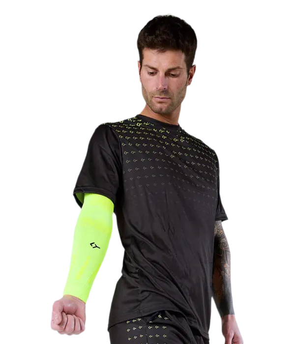 Mangas de Compresión Floky No Strain Yellow Fluor