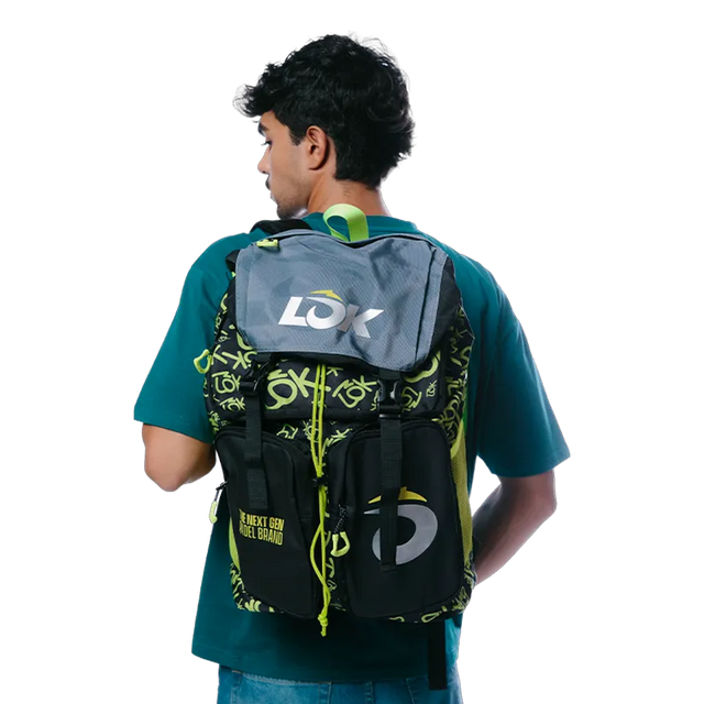 Sac à dos Lok Aventure Gen 2 Noir/Vert 2026