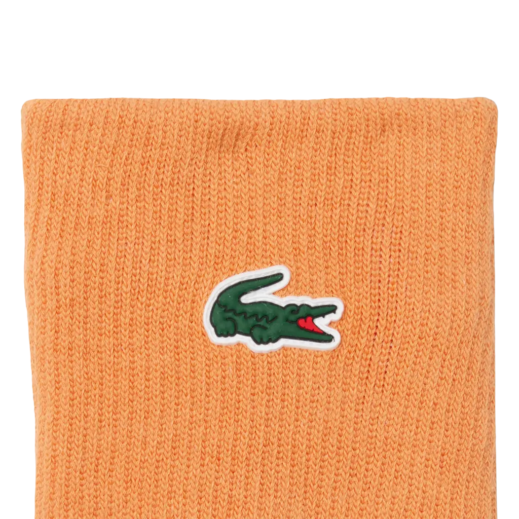 Muñequera Lacoste Roland Garros Naranja 2026 (Pack x2)