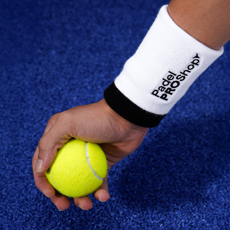 Long Wristband PadelPROShop White/Black