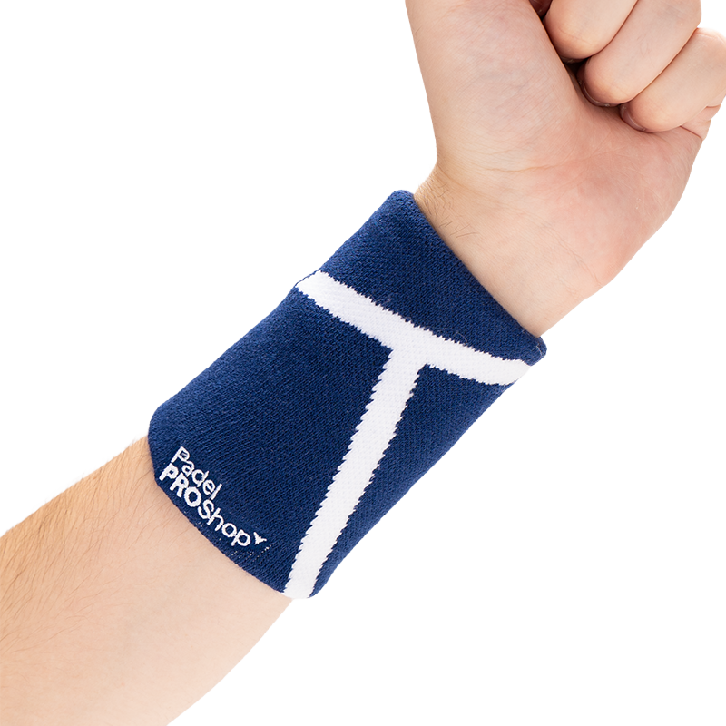 Muñequera Larga PadelPROShop Court Azul Marino