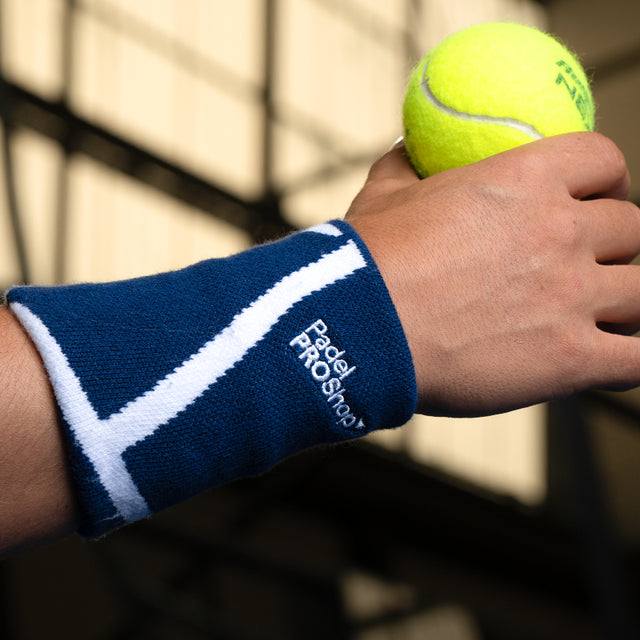 Muñequera Larga PadelPROShop Court Azul Marino