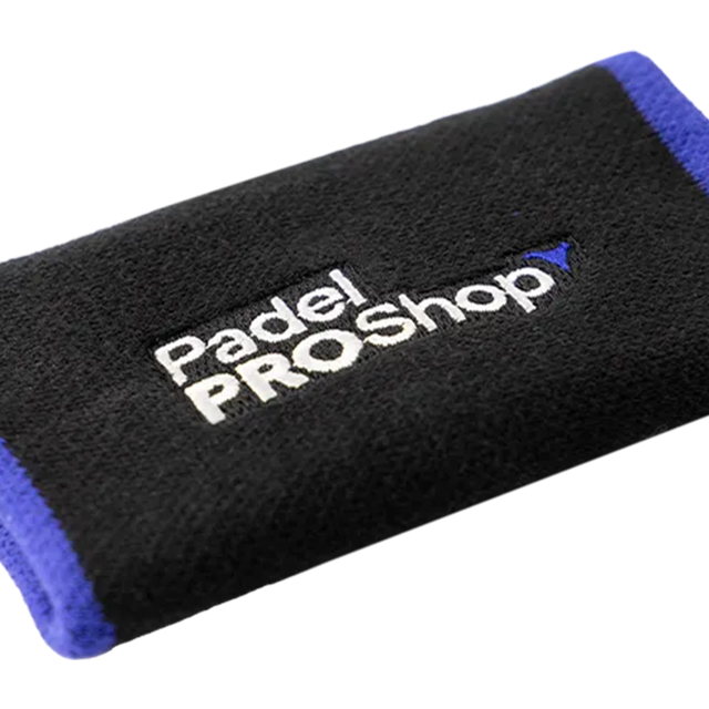 Muñequera Larga PadelPROShop Negro/Azul