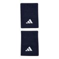 Muñequeras Adidas Largas Azul Marino Logo Grande