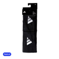 Muñequeras Adidas Largas Negras Logo Grande