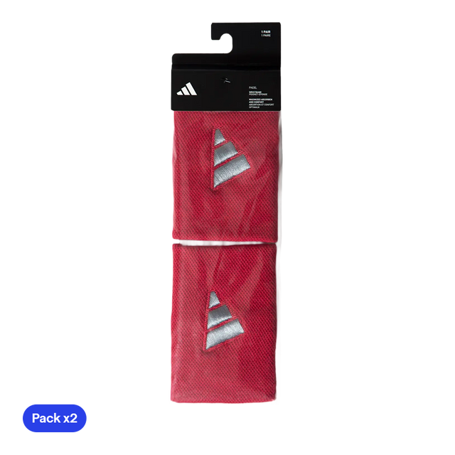 Pulseiras Adidas Logotipo grande vermelho longo