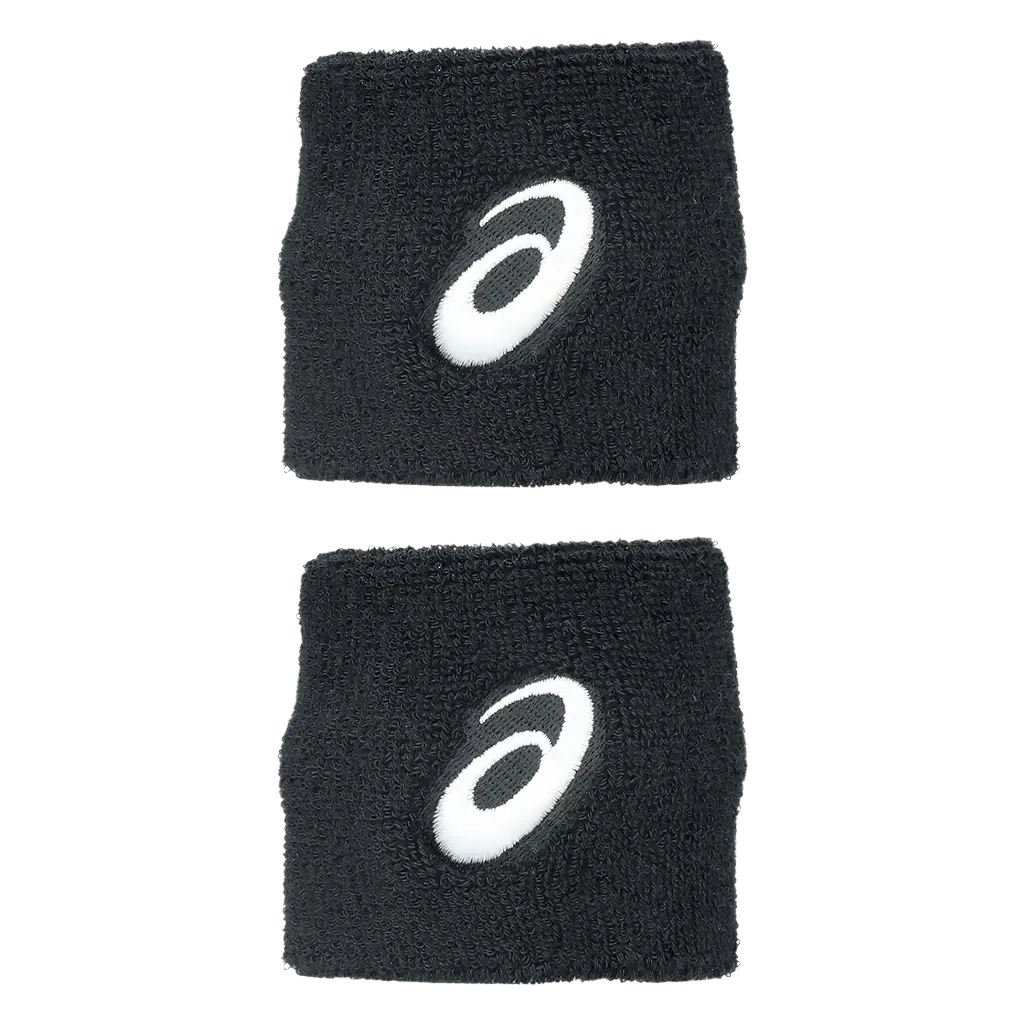 Muñequeras Asics Wirst Negras (x2)