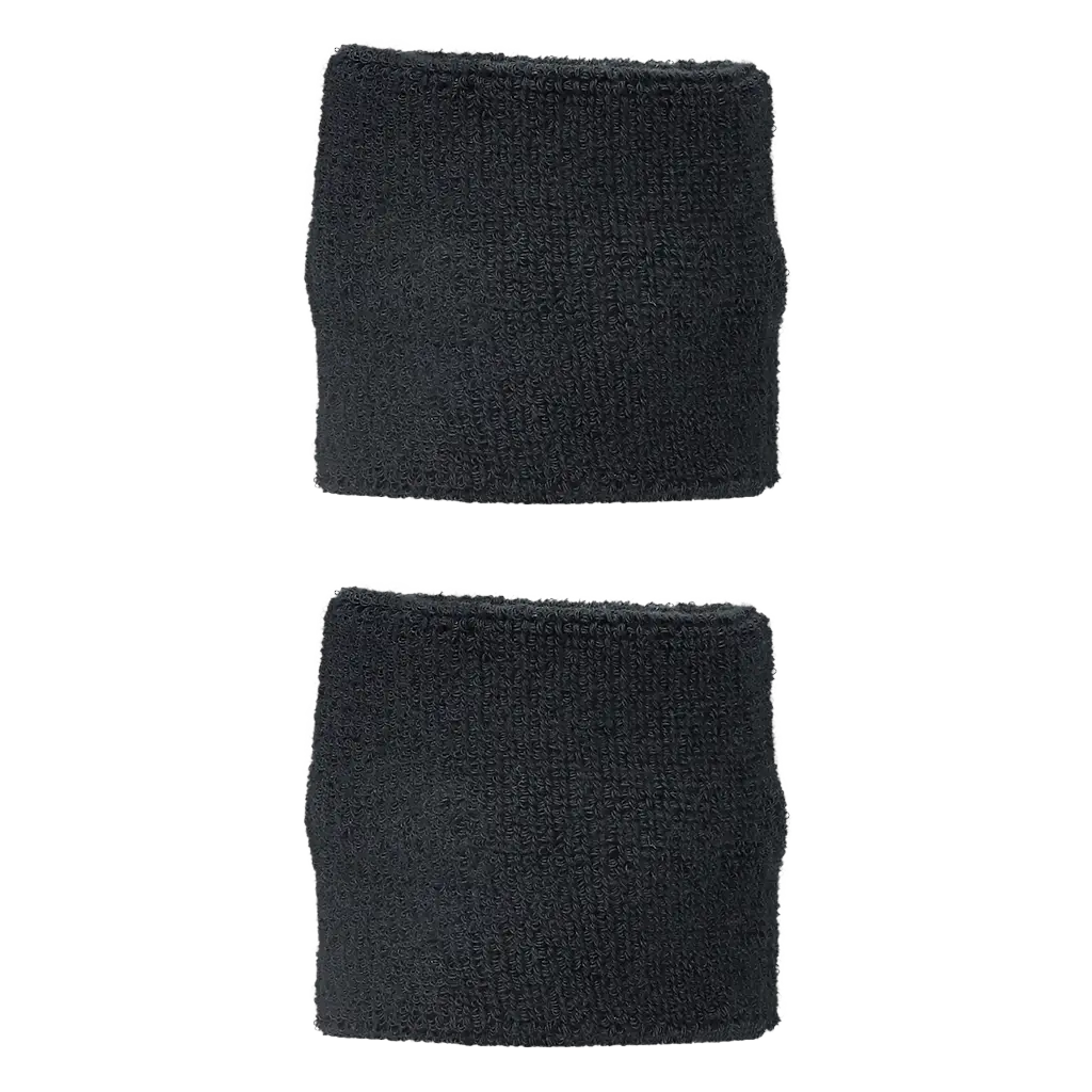 Muñequeras Asics Wirst Negras (x2)