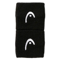 Muñequeras Cortas Head Negro (Pack x2)