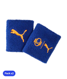 Muñequeras Cortas Puma Azul Oscuro 2025 Momo González (Pack x2)