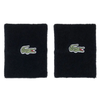 Muñequeras Lacoste Negro (Pack x2)