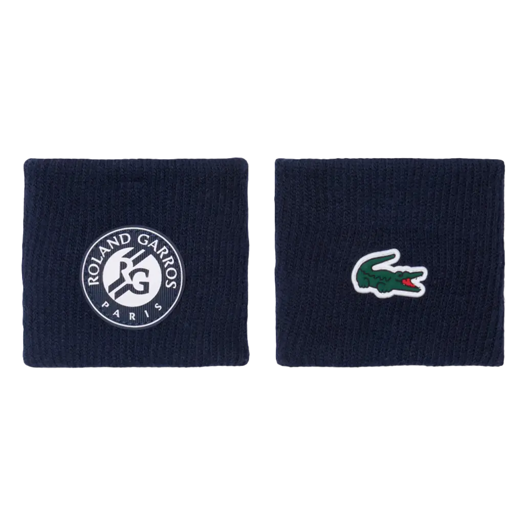 Wristbands Lacoste Roland Garros Blue Marine 2026