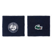 Muñequeras Lacoste Roland Garros Azul Marino 2026