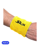 Muñequeras Siux Reveal Amarillas 2025 (pack x2)