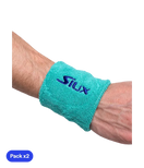 Muñequeras Siux Reveal Turquesas 2025 (pack x2)