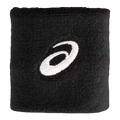 Muñequeras Asics Cortas Negras (Pack x2)