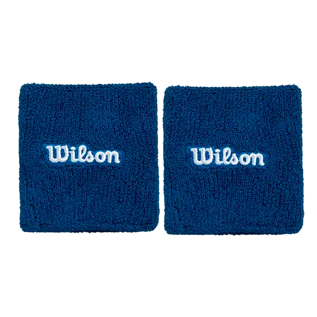 Muñequeras Cortas Wilson Azul Marino 2025 (x2)