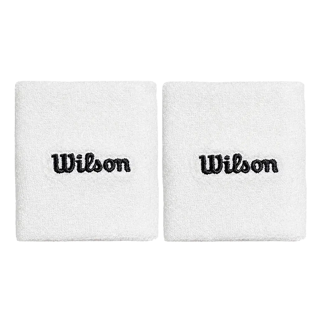 Muñequeras Cortas Wilson Blanco 2025 (x2)