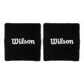 Muñequeras Cortas Wilson Negro 2025 (x2)