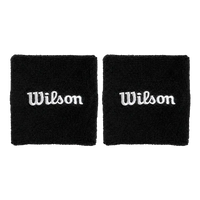 Muñequeras Cortas Wilson Negro 2025 (x2)