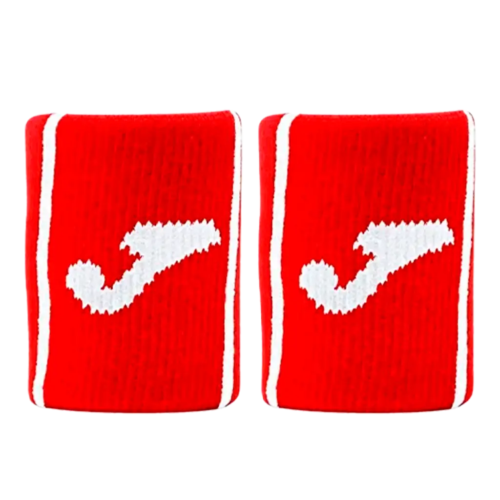 Muñequeras Joma Game Corta Rojo (Pack x2)