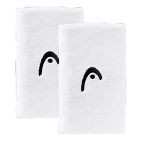 Long Wristbands Head White (Pack x2)