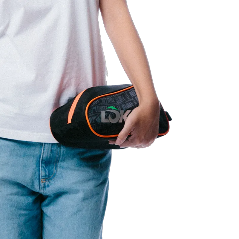 Toiletry Bag Lok Gen 2 Black/Orange 2026