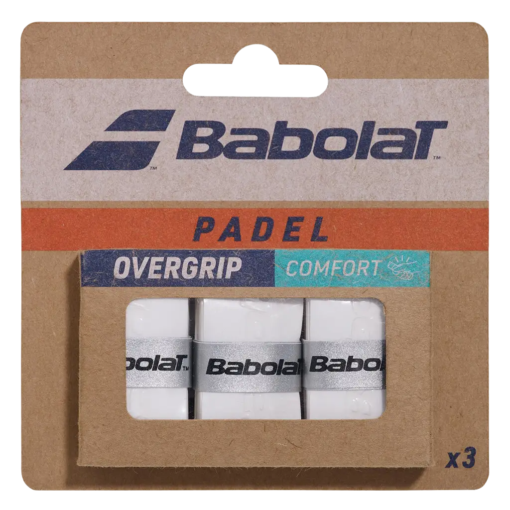 Overgrip Babolat Comfort Padel Bianco (Pacchetto x3)