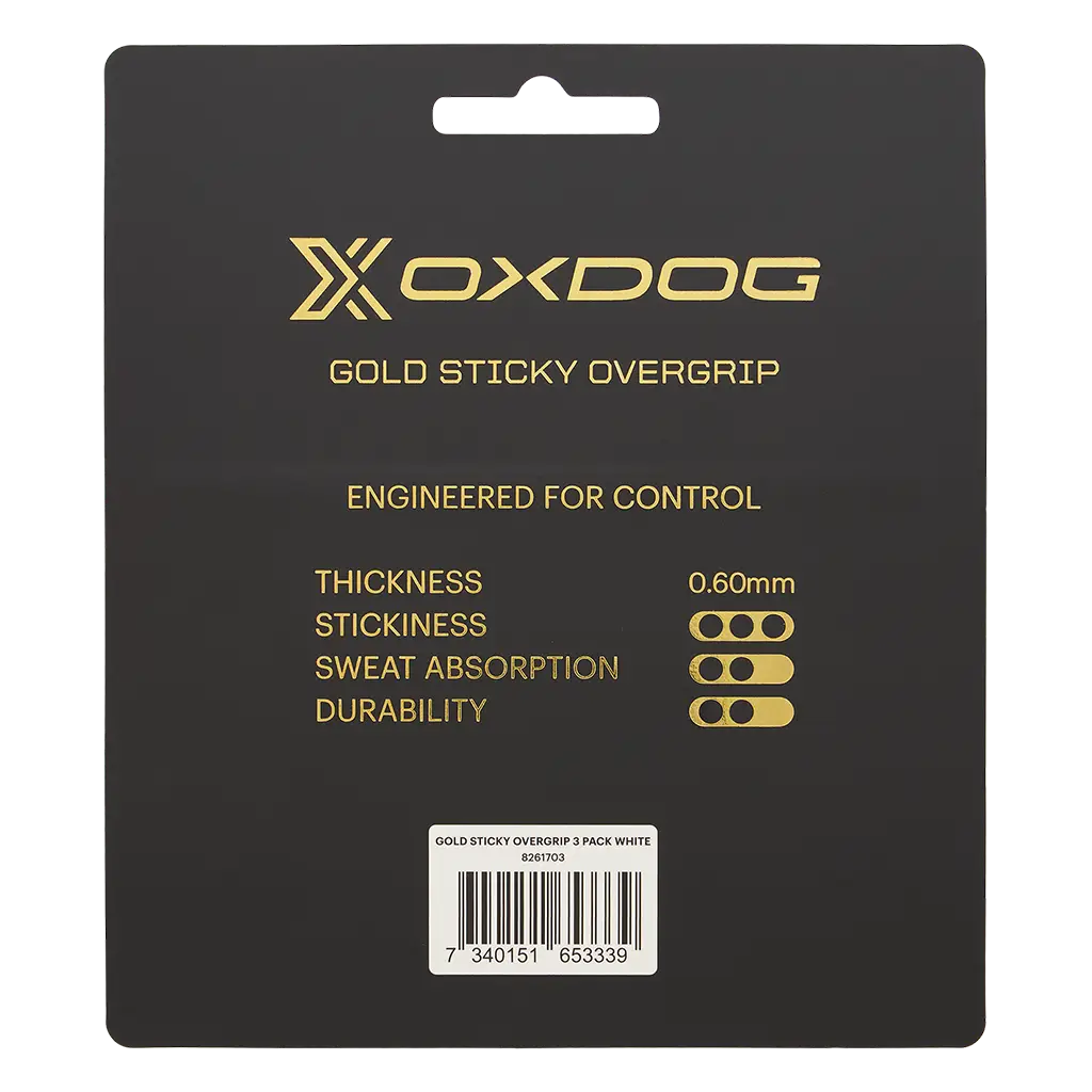 Overgrip Oxdog Gold Sticky Blanco (Pack x3)