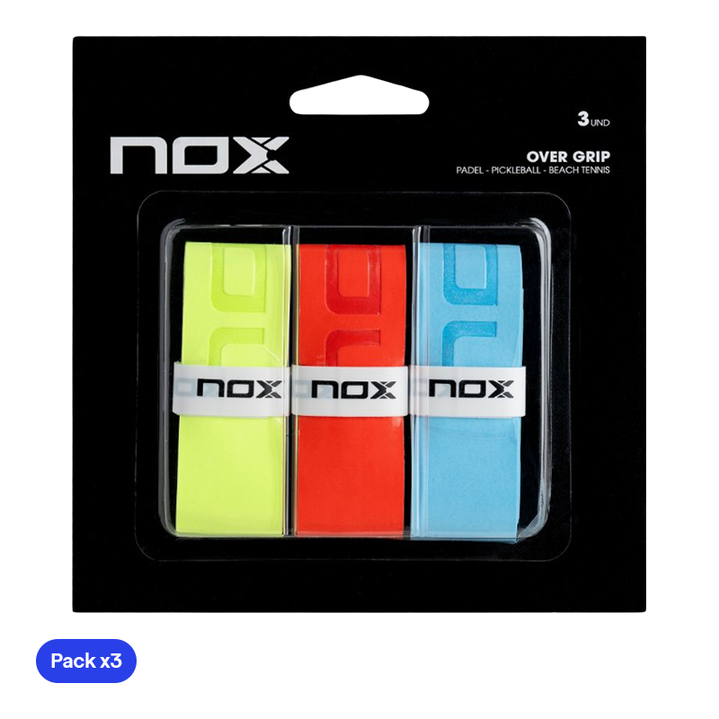 Overgrips NOX Pro Liso 3 Colores (Pack x3)