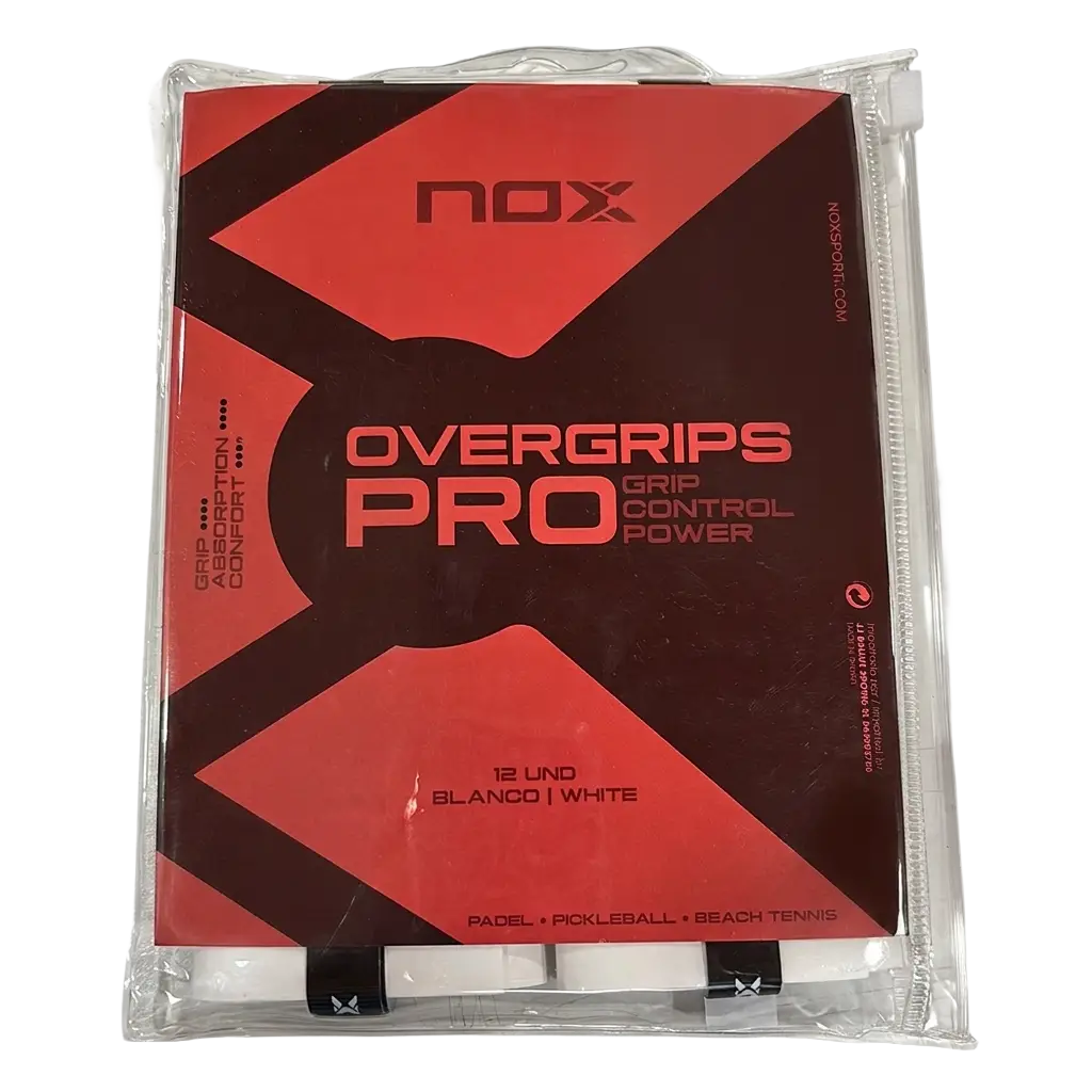 Overgrips Nox Pro Branco Suave (Pacote x12)