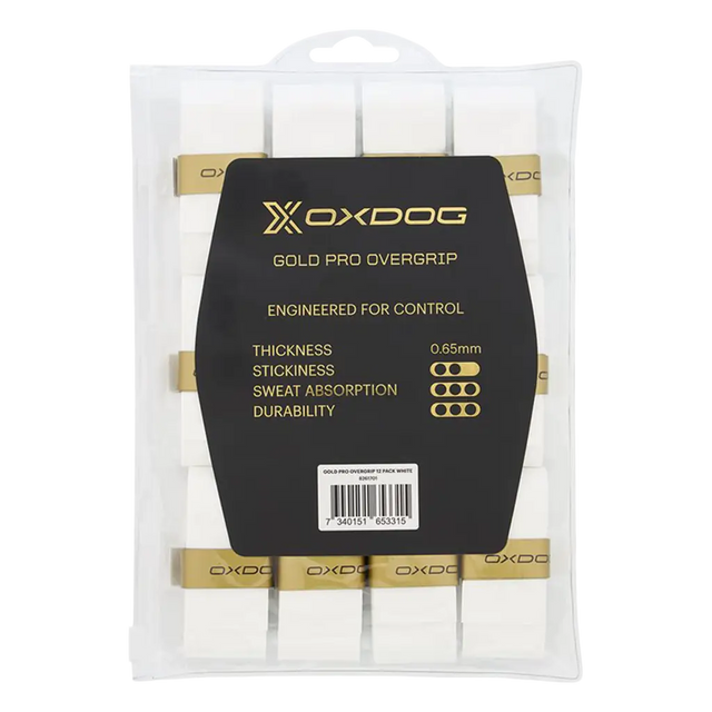 Overgrips Oxdog Gold Pro White (Pack x12)