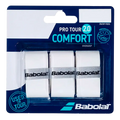 Overgrips Babolat Pro Tour 2.0 Blanco (Pack x3)