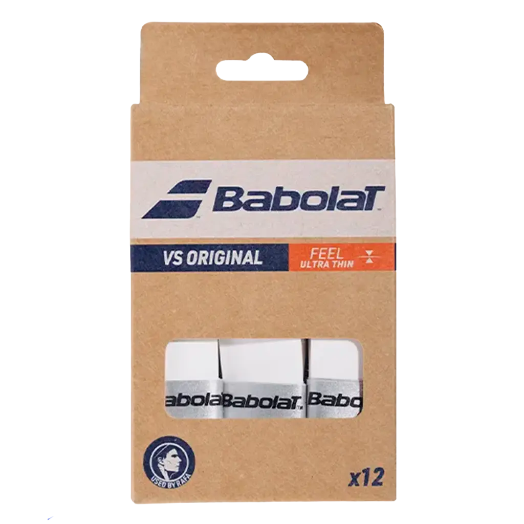 Overgrips Babolat VS Original Liso Blanco (Pack x12)