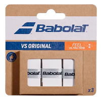 Overgrips Babolat VS Original Liso Blanco (Pack x3)