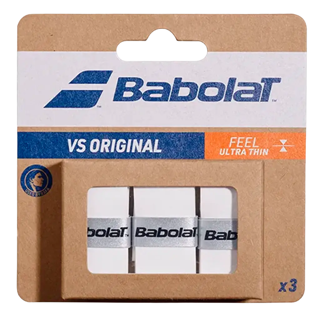 Overgrips Babolat VS Original Liso Blanco (Pack x3)